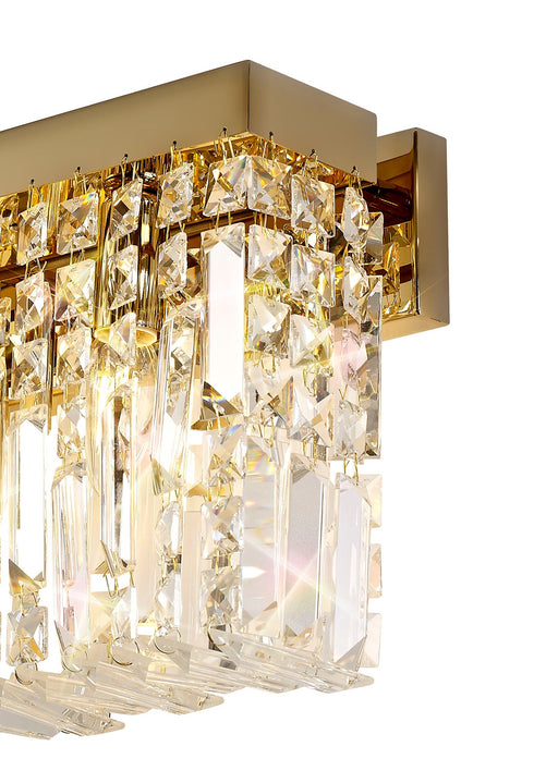 Zula Rectangular 3 Light Large Wall Lamp